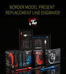 Border Model BD0052 Replacement Line Engraver - SET Black