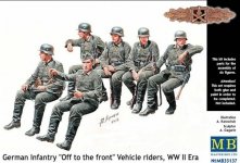 Master Box 35137 German Infantry  Off to the front  Vehicle riders  WW II Era (1:35)