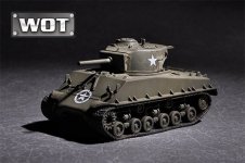 Trumpeter 07168 US M4A3E8 with 105mm M4 1/72