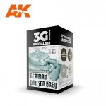 AK Interactive AK11642 GERMAN PANZER GREY MODULATION SET 4x17 ml