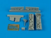 Aires 4350 A-7D Corsair II electronic bay 1/48 Hasegawa