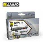 AMMO of Mig Jimenez 20904 ATOM FW 190 Colors Set 6x20ml
