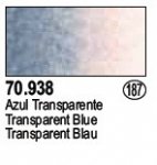 Vallejo 70938 Transparent Blue (187)