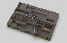 Eureka XXL E-075 Modern US Army PELICAN M24 Rifle Case with M24 Sniper Weapon System 1/35