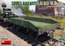 MiniArt 35303 Soviet Railway Flatbed 16,5-18t (1/35)