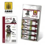 Ammo of Mig 7030 IDF UNIFORMS SET 4x17ml
