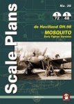 MMP Books 81272 Scale Plans No. 35. De DH.98 Havilland Mosquito. Early Fighter Versions EN