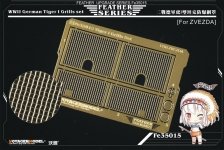 Voyager Model FE35015 WWII German Tiger I Grills Set (Zvezda) 1/35