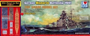 I Love Kit 65701 German Battleship Bismarck 1941 with Detail Up Set 1/700