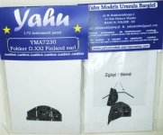 Yahu YMA7230 Fokker DXXI Finland early (MPM / Special Hobby) 1:72