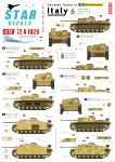Star Decals 72-A1026 German tanks in Italy # 6. Sturmgeschutz. 1/72