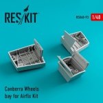 RESKIT RSU48-0093 Canberra Wheels bay for for Airfix kit 1/48