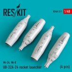 RESKIT RS48-0311 UB-32A-24 rocket launcher (4 pcs) 1/48
