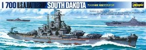 Hasegawa WL607 U.S.S. Battleship South Dakota (1:700)