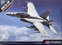 Academy 12567 USN F/A-18F  VFA-2 Bounty Hunters 1/72