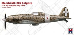 Hobby 2000 72008 Macchi MC.202 Folgore 370 Squadriglia, Italy 1943 1/72