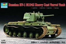 Trumpeter 07231 Russia KV-1 1942 Heavy Cast Turret Tank (1:72)