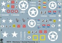 ToRo Model 35D10 - Polish Sherman tanks - 1st Polish Armoured Division, NWE 1944-45 vol.1 1/35
