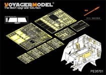 Voyager Model PE35701 WWII US M26 Recover Vehicle Cabin Interior (For TAMIYA 35230/35244) 1/35