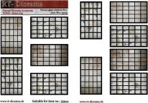 RT-Diorama 35743 Printed Accessories: Factory glass windows No.1 1/35
