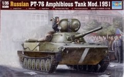 Trumpeter 00379 Russian PT-76 Light Amphibious Tank Mod.1951 (1:35)