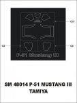 Montex SM48014 P-51 Mustang III TAMIYA
