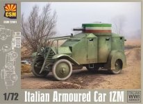 Copper State Models 72001 Italian Armoured Car 1ZM 1/72