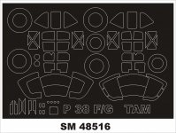Montex SM48516 P-38F-G TAMIYA 1/48
