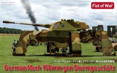 Modelcollect UA72353 German Mech 150mm Gun Sturmgeschütz 1/72