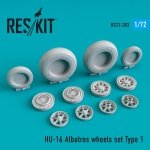 RESKIT RS72-0283 HU-16 Albatros wheels set Type 1 1/72
