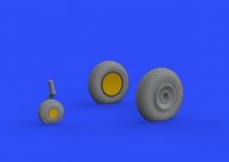 Eduard 648484 P-47D wheels 1/48 TAMIYA