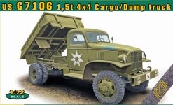 ACE 72600 US G7106 1,5t 4x4 Cargo/Dump truck 1/72