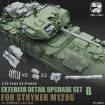 Zimi Model Toucan TC3D043 3D Printed Exterior Detail Upgrade Set B for Stryker M1296 (for Zimi Model and AFV Club Kits) 1/35