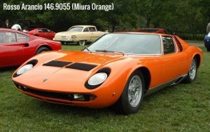 Zero Paints ZP-1020-1469055 Lamborghini Aventador Rosso Arancio 146.9055 (Miura Orange) 60ml