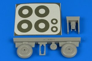 Aires 7365 Wellington wheels & paint masks (late) 1/72 AIRFIX
