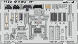 Eduard 73736 Bf 109E-4 for SPECIAL HOBBY 1/72