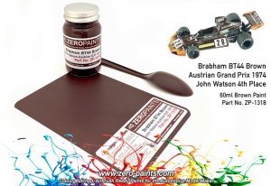 Zero Paints ZP-1318 Brabham BT44 Brown Paint (John Watson Austrian G.P. 1974) 60ml
