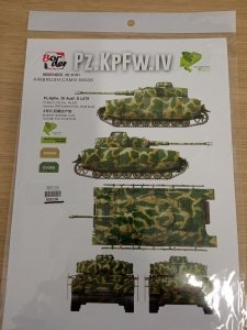 Border Model BD0106 Pz. Kpfw IV Ausf. G Late Masks 1/35