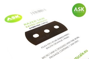 ASK T0012 Razor Saw: extra smooth symetric (5 pcs) 43/43 teeth