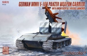 Modelcollect UA72106 German WWII E-100 panzer weapon carrier with Rheintochter 1 missile launcher 1/72