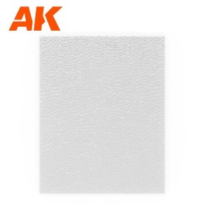 AK Interactive AK6583 WATER SHEET TRANSPARENT STILL WATER 245 X 195MM / 9.64 X 7.68 “ – TEXTURED ACRYLIC SHEET – 1 UNIT 