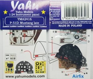 Yahu YMA2416 P-51D Mustang Late (For Airfix) 1/24