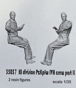 Glowel Miniatures 35037 HJ Division PzKpfw IV H crew part 2 1/35