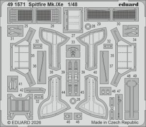 Eduard 491571 Spitfire Mk.IXe Photo etched set for AIRFIX 1/48