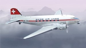 Italeri 1349 Douglas DC3 Swissair (1:72)