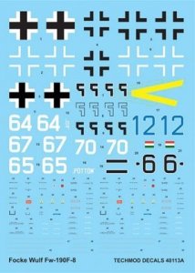 Techmod 48113 - Focke-Wulf Fw 190F-8 (1:48)