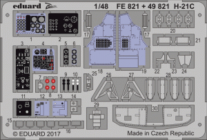 Eduard 49821 H-21C  ITALERI 1/48