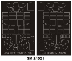 Montex SM24021 Ju-87B-2 TRMPETER 1/24