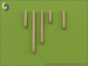 Master AM-48-023 P-38 Lightning late type armament (.50 cal Brownings with covered cooling jackets, 20mm cannon tips) (1:48)