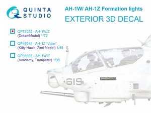Quinta Studio QP72022 AH-1W/Z Formation (slime) lights (Dream Model) 1/72